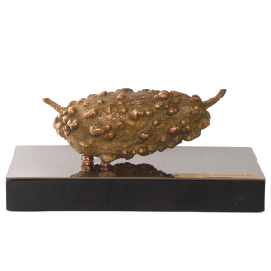 Author's bronze sculpture "Unidentified object #2"